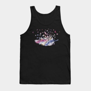 Abstract Bird art, abstract painting Tank Top